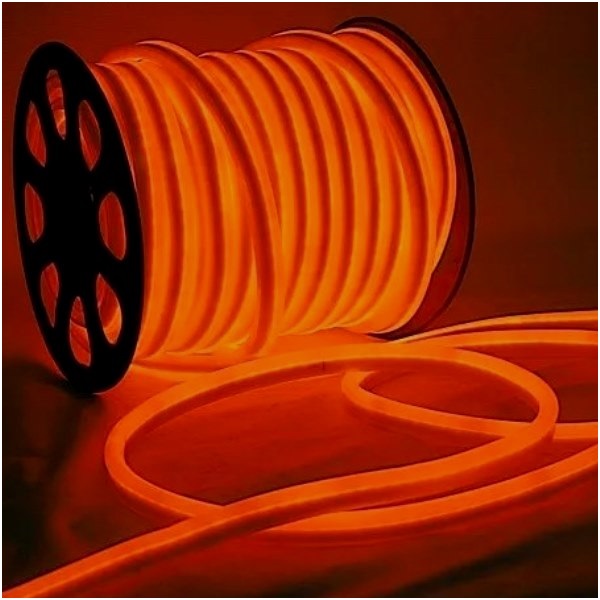 Гибкий неон оранжевый