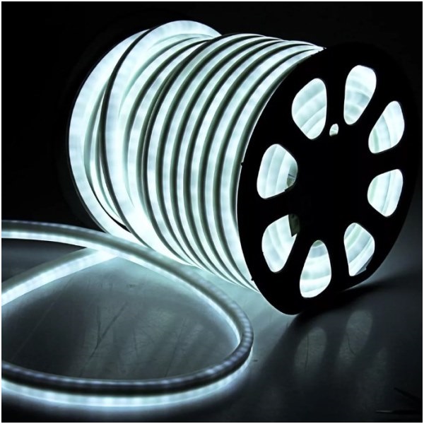 Гибкий неон белый