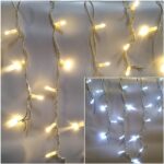 Гирлянда Бахрома Би-Полар белый провод