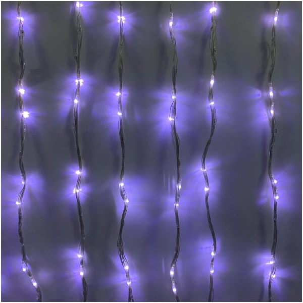 Гирлянда Водопад белая 9 метров