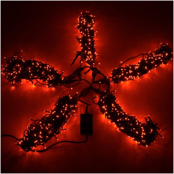 Гирлянда Спайдер красная