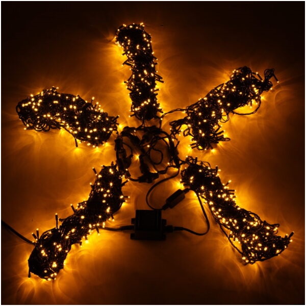 Гирлянда Спайдер желтая