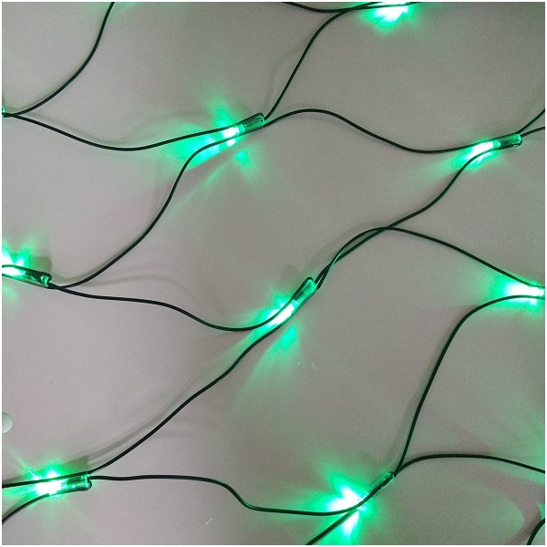 Гирлянда Сетка зеленая