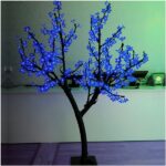 Светодиодное дерево Сакура 1,5 метра синее