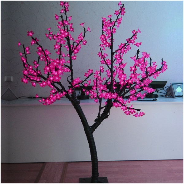 Светодиодное дерево Сакура 1,5 метра розовое