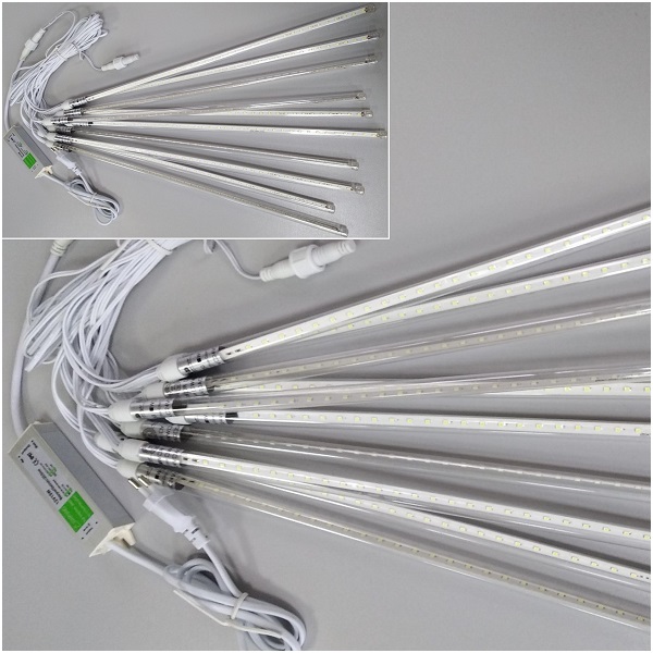 Гирлянда Тающие сосульки белая