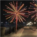 Светодинамическая конструкция Салют