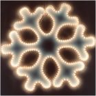 СНЕЖИНКА LED-LT-SNOW-80 CM-220V-WW