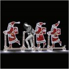 СВЕТОДИОДНАЯ КОНСТРУКЦИЯ ДЕД МОРОЗ НА САМОКАТЕ