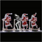 Светодиодная конструкция ДедМороз на самокате