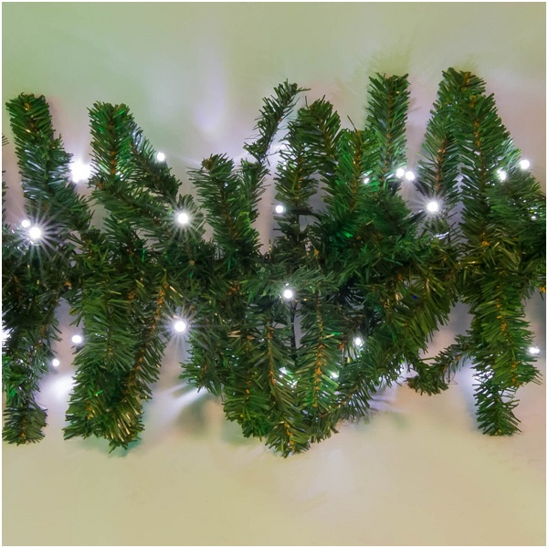 Гирлянда Лапник белая