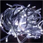 Светодиодная флеш гирлянда Нить LED-PL-BR-100-240V-W-F