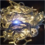 Светодиодная флеш гирлянда Нить LED-PL-BR-100-240V-WW-F