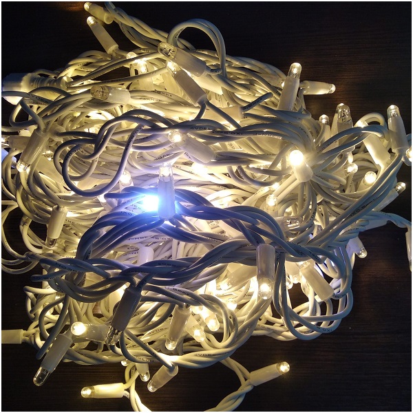 ГИРЛЯНДА НИТЬ LED-PL-BR-100-240V-WW-F