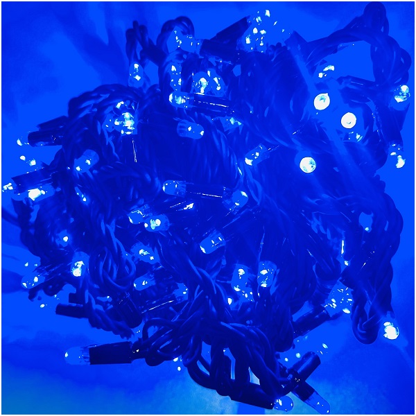 Гирлянда Нить синяя