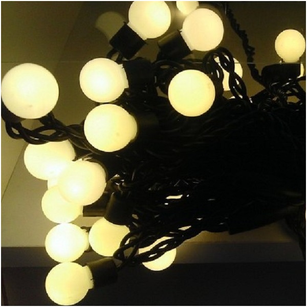 Гирлянда Шарики тепло-белая