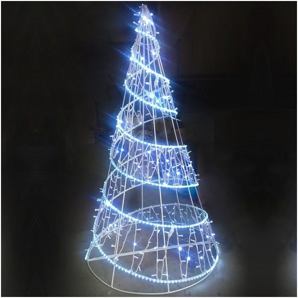 Светодиодное изделие Ель спиральная