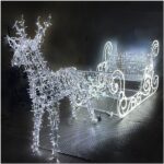 Светодиодное изделие Олень с санями