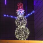 Светодиодное изделие Снеговик в Красной шляпе