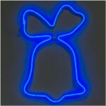 Мотив из мини-неона Колокольчик синий