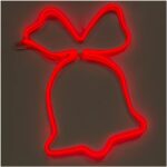 Мотив из мини-неона Колокольчик красный