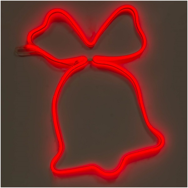 Мотив из мини-неона Колокольчик красный