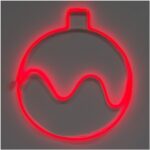 Мотив из мини-неона Шар красный