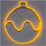 Мотив из мини-неона Шар желтый