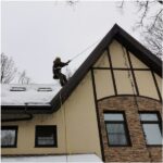 Монтаж заказчику гирлянды Бахрома