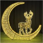 Светодиодный мотив BN-3D-MOON-REINDEER-24V