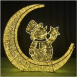 Светодиодный мотив BN-3D-MOON-SNOWMAN-24V